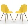 Chaise de Salle à Manger - Design Scandinave - Pieds en Bois - Lot de 2 - Skögur image 9