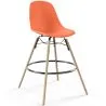 Tabouret de Bar - Design Scandinave - Pieds en Bois - Skögur image 9