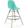 Tabouret de Bar - Design Scandinave - Pieds en Bois - Skögur image 9