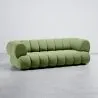 Canapé en Velours - Style Moderne - 2/3 Places - Courbé Teddy image 9