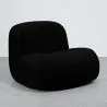 Fauteuil Moderne Minimaliste Design Courbé Rembourré en Velours - Confort et Style Contemporain - Büba image 9