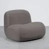 Fauteuil Moderne Minimaliste Design Courbé Rembourré en Velours - Confort et Style Contemporain - Büba image 9