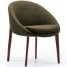 Chaise de Salle à Manger Rembourrée avec Pieds en Bois - Design Moderne pour Restaurants et Hôtels de Luxe image 9