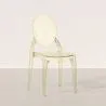 Chaise de Salle à Manger Transparente - Style Victoria  image 9