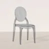 Chaise de Salle à Manger Transparente - Style Victoria  image 9