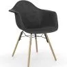 Chaise de Salle à Manger en Velours - Design Scandinave et Pieds en Bois - Nordika image 9