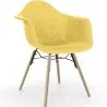 Chaise de Salle à Manger en Velours - Design Scandinave et Pieds en Bois - Nordika image 9