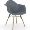 Chaise de Salle à Manger en Velours - Design Scandinave et Pieds en Bois - Nordika image 9