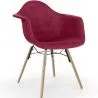 Chaise de Salle à Manger en Velours - Design Scandinave et Pieds en Bois - Nordika image 9