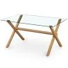 Table à Manger Rectangulaire - Design Scandinave - 6 Couverts - Tesfa image 9