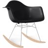 Chaise Berçante - Design Scandinave - Pieds en Bois et Métal - Nordika image 9