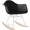 Chaise Berçante - Design Scandinave - Pieds en Bois et Métal - Nordika image 9