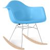 Chaise Berçante - Design Scandinave - Pieds en Bois et Métal - Nordika image 9
