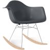 Chaise Berçante - Design Scandinave - Pieds en Bois et Métal - Nordika image 9