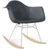 Chaise Berçante - Design Scandinave - Pieds en Bois et Métal - Nordika image 9