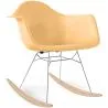 Chaise Berçante - Design Scandinave - Pieds en Bois et Métal - Nordika image 9