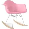 Chaise Berçante - Design Scandinave - Pieds en Bois et Métal - Nordika image 9