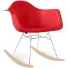 Chaise Berçante - Design Scandinave - Pieds en Bois et Métal - Nordika image 9