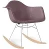 Chaise Berçante - Design Scandinave - Pieds en Bois et Métal - Nordika image 9