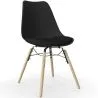 Chaise de Salle à Manger avec Coussin - Design Scandinave et Pieds en Bois - Skögur image 9