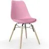 Chaise de Salle à Manger avec Coussin - Design Scandinave et Pieds en Bois - Skögur image 9