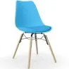 Chaise de Salle à Manger avec Coussin - Design Scandinave et Pieds en Bois - Skögur image 9