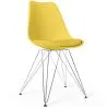 Chaise de Salle à Manger avec Coussin - Design Scandinave et Pieds en Métal - Skögur image 9