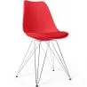 Chaise de Salle à Manger avec Coussin - Design Scandinave et Pieds en Métal - Skögur image 9