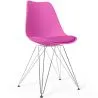 Chaise de Salle à Manger avec Coussin - Design Scandinave et Pieds en Métal - Skögur image 9