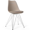 Chaise de Salle à Manger avec Coussin - Design Scandinave et Pieds en Métal Noir - Skögur image 9