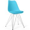 Chaise de Salle à Manger avec Coussin - Design Scandinave et Pieds en Métal Noir - Skögur image 9