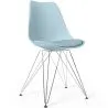 Chaise de Salle à Manger avec Coussin - Design Scandinave et Pieds en Métal - Skögur image 9
