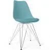 Chaise de Salle à Manger avec Coussin - Design Scandinave et Pieds en Métal - Skögur image 9