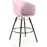 Tabouret de Bar - Design Scandinave - Pieds en Bois Foncé - Pirela image 9