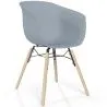 Chaise de Salle à Manger - Design Scandinave - Pieds en Bois Naturel - Polin image 9