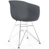 Chaise de Salle à Manger - Design Scandinave - Pieds Chromés - Polin image 9