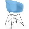 Chaise de Salle à Manger - Design Scandinave - Pieds Noirs - Polin image 9