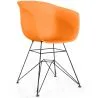 Chaise de Salle à Manger - Design Scandinave - Pieds Noirs - Polin image 9