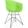 Chaise de Salle à Manger - Design Scandinave - Pieds Noirs - Polin image 9