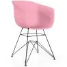 Chaise de Salle à Manger - Design Scandinave - Pieds Noirs - Polin image 9