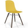Chaise de salle à manger avec pieds en bois foncé – Style moderne et fonctionnalité - Broly image 9