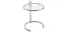 Table d'appoint ronde ajustable - Verre et acier - Lake image 9