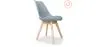 Lot de 2 Chaises Denisse avec coussin Design scandinave - Mat image 9