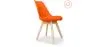 Lot de 2 Chaises Denisse avec coussin Design scandinave - Mat image 9