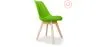 Lot de 2 Chaises Denisse avec coussin Design scandinave - Mat image 9