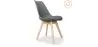 Lot de 2 Chaises Denisse avec coussin Design scandinave - Mat image 9