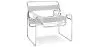 Chaise longue - Cuir et métal - Ivan image 9