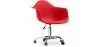 Chaise de bureau avec accoudoirs - Chaise de bureau à roulettes - Weston image 9