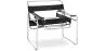 Chaise longue - Cuir et métal - Ivan image 9