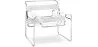 Chaise longue - Cuir et métal - Ivan image 9